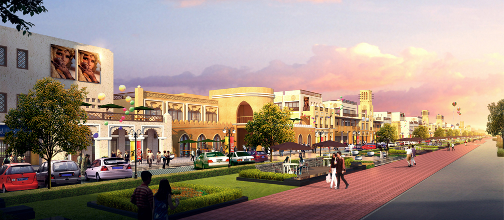 新疆疏勒城市风貌改造及街景提升综合设计